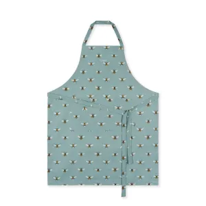 Bees Teal Adult Apron